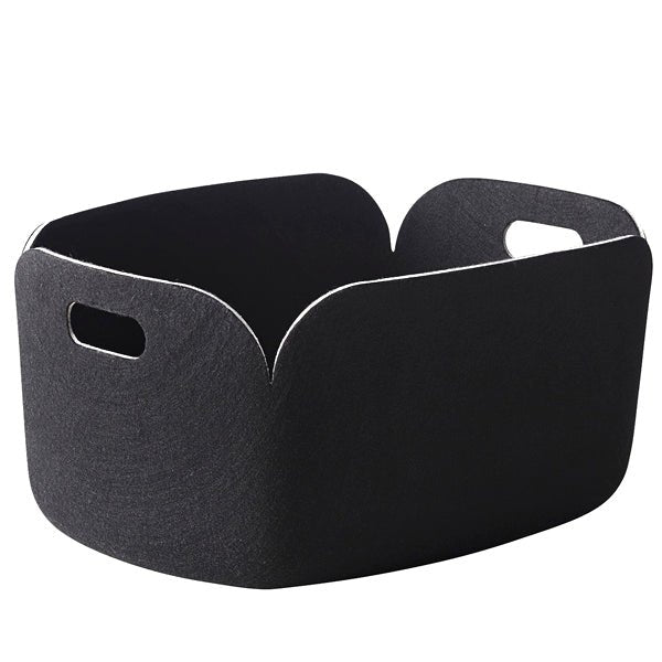 Muuto Restore basket black melange - Quality furniture - Laatukaluste