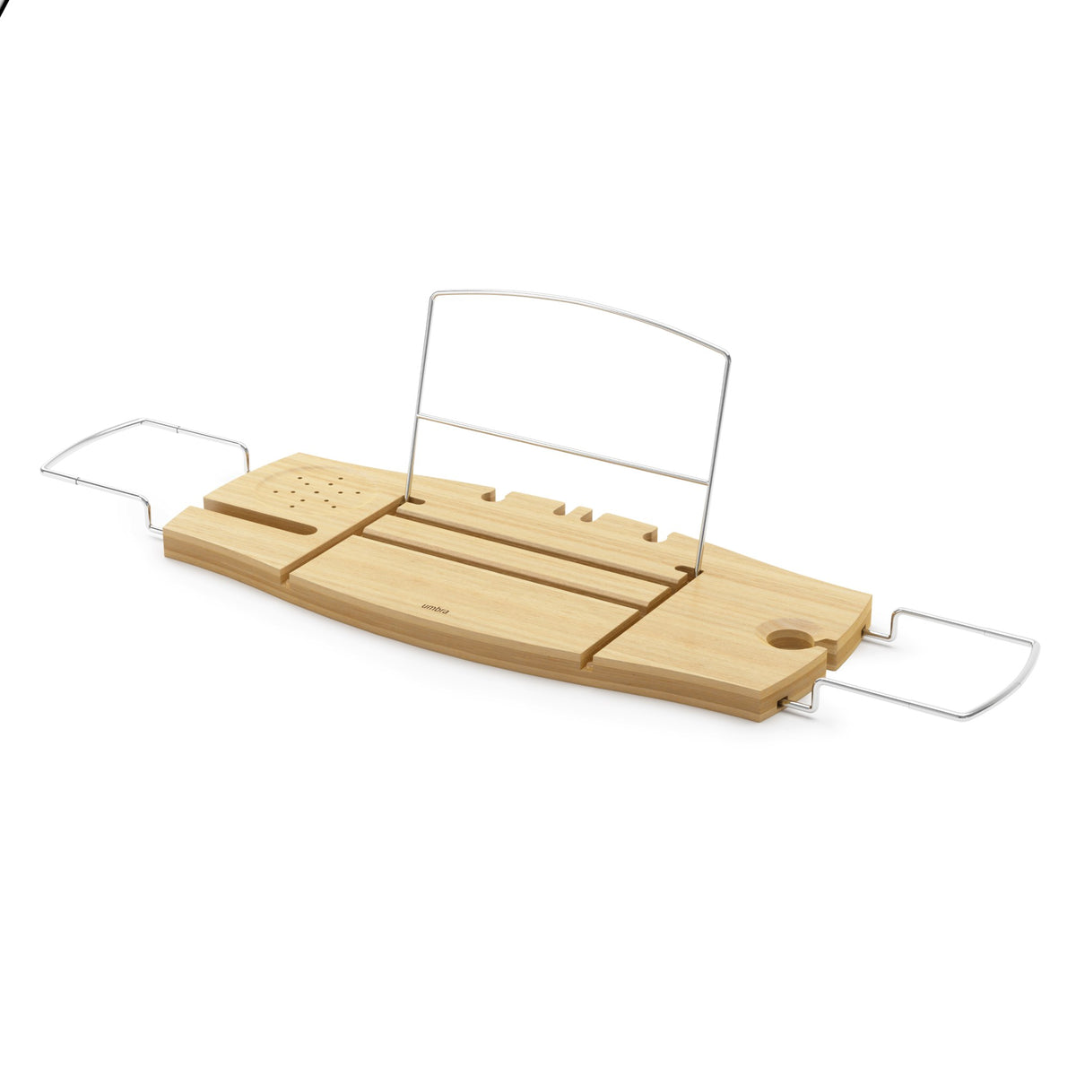 Umbra Aquala bathtub tray natural