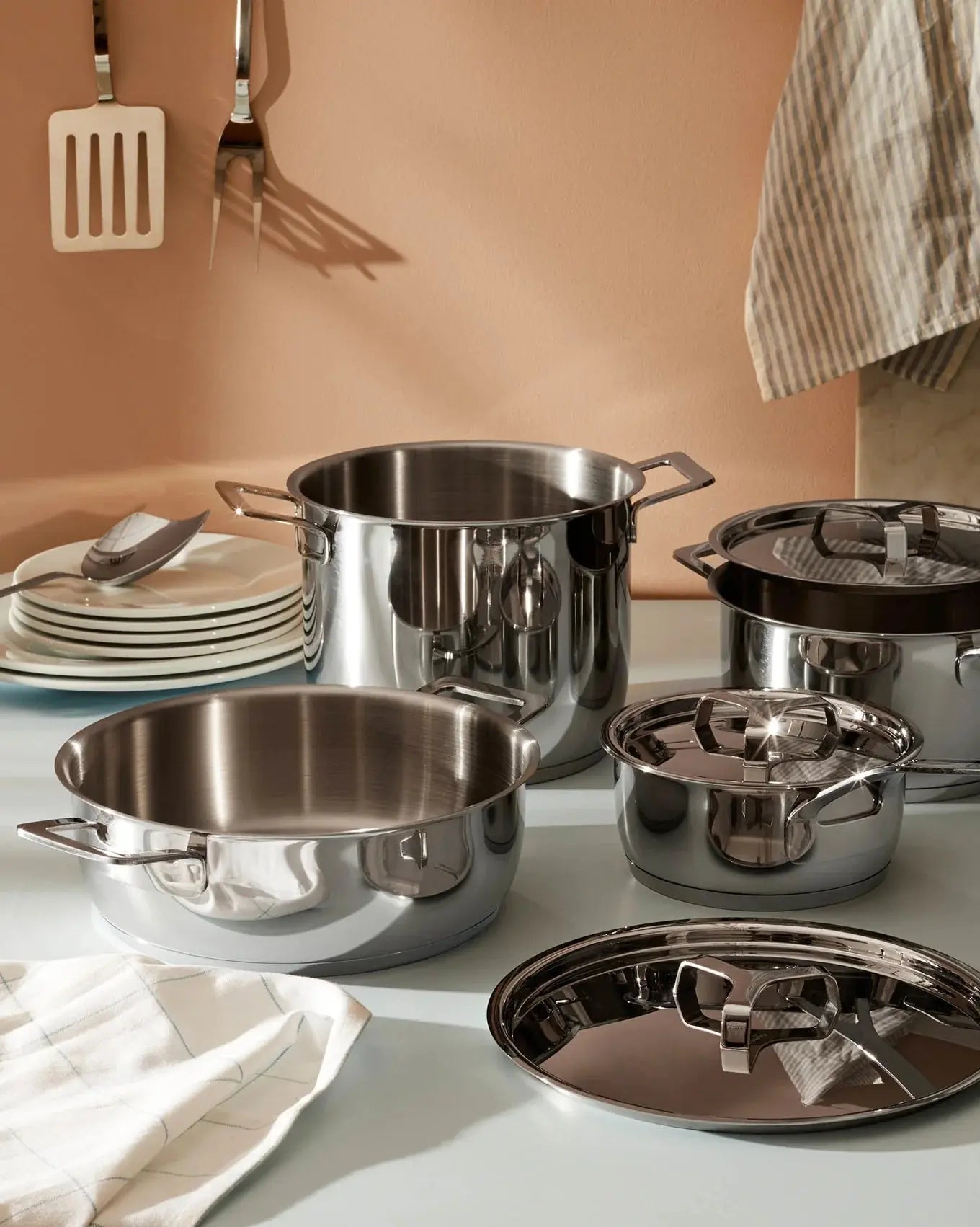 Alessi Pots&Pans kattilasetti 7-osaa Alessi