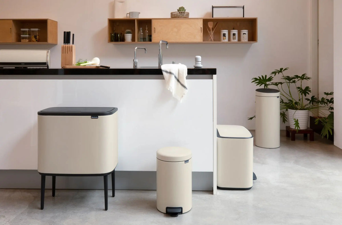 Brabantia Roll Top leipälaatikko soft beige Brabantia