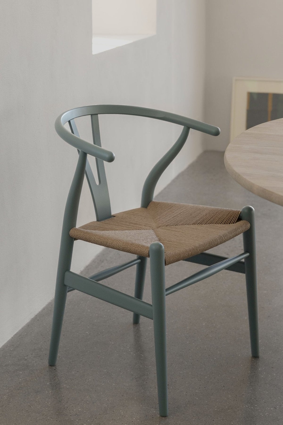 Carl Hansen &amp; Søn CH24 Wishbone Soft Pewter pyökki/luonnonväri - Laatukaluste