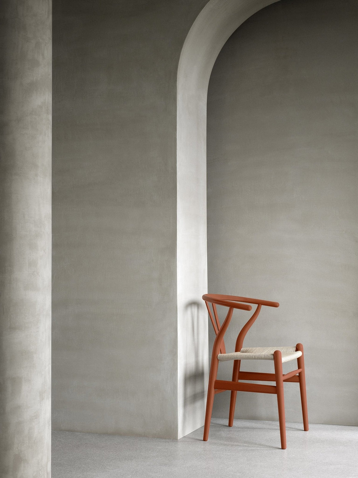 Carl Hansen &amp; Søn CH24 Wishbone Soft Terracotta pyökki/luonnonväri - Laatukaluste