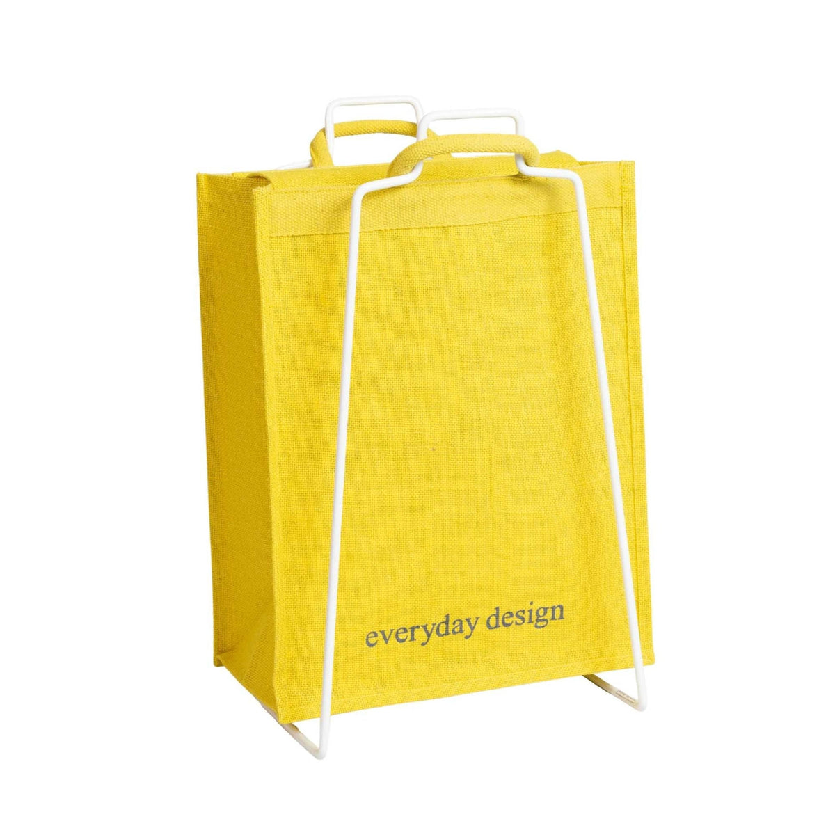 Everyday Design Helsinki teline+juuttikassi keltainen Everyday Design