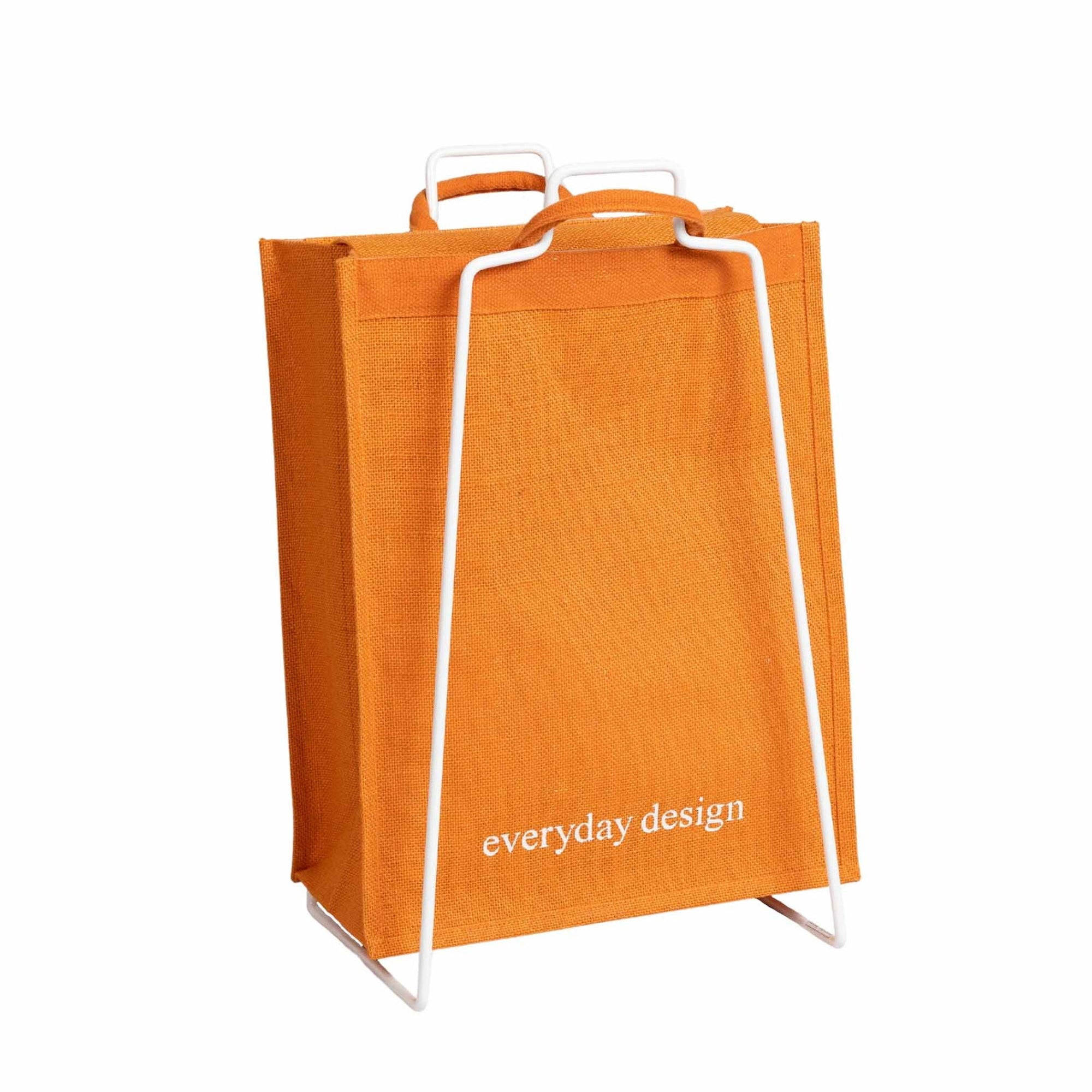 Everyday Design Helsinki teline+juuttikassi oranssi Everyday Design