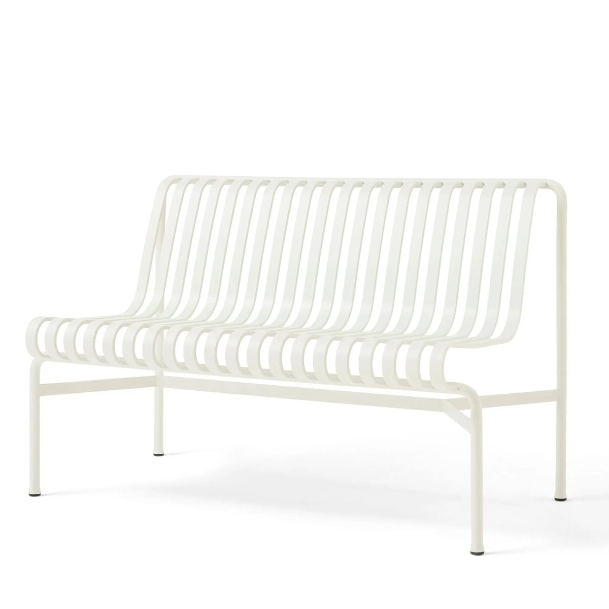 HAY Palissade Dining Bench käsinojaton kermanvalkoinen HAY