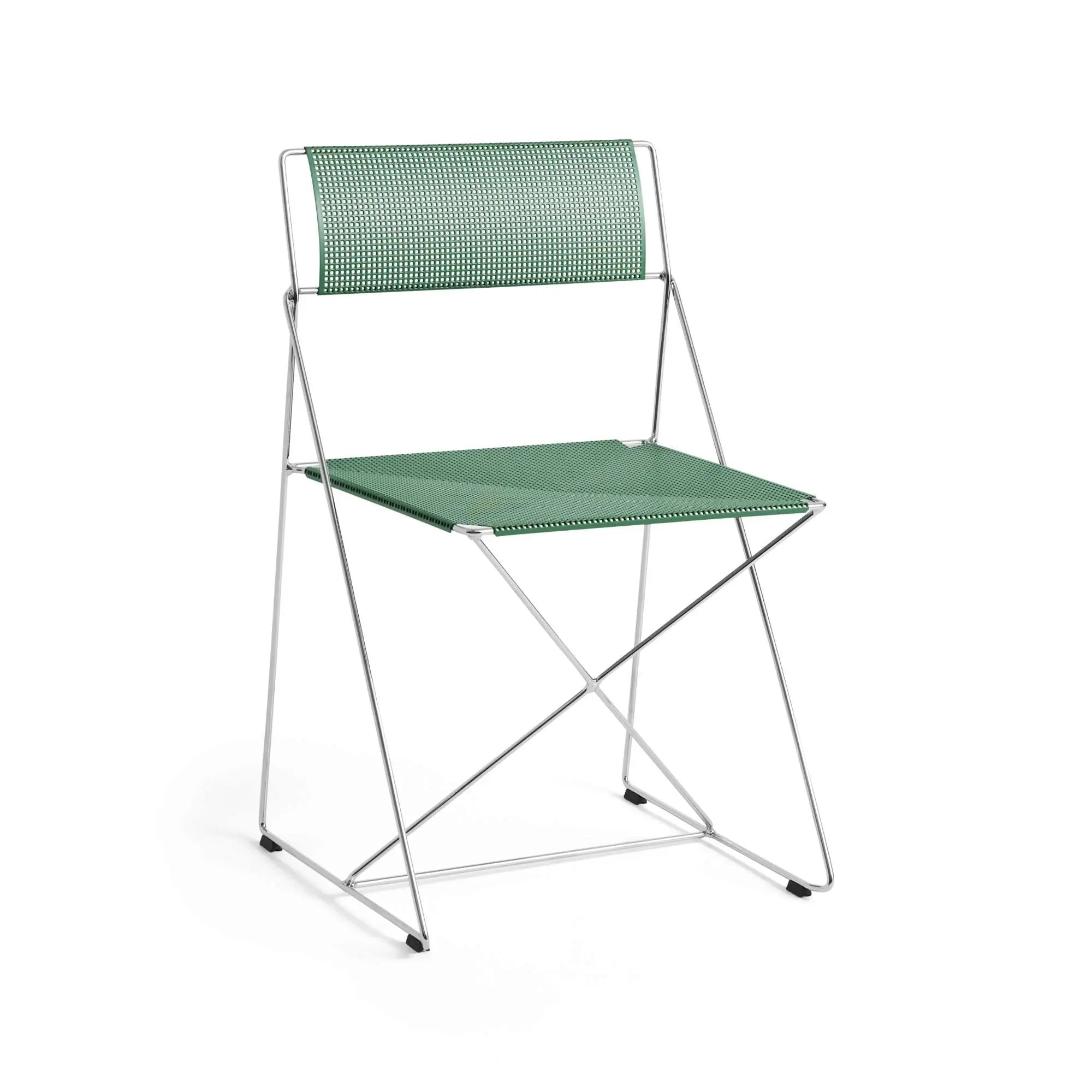 HAY X-Line Outdoor tuoli leek green/galvanoitu HAY