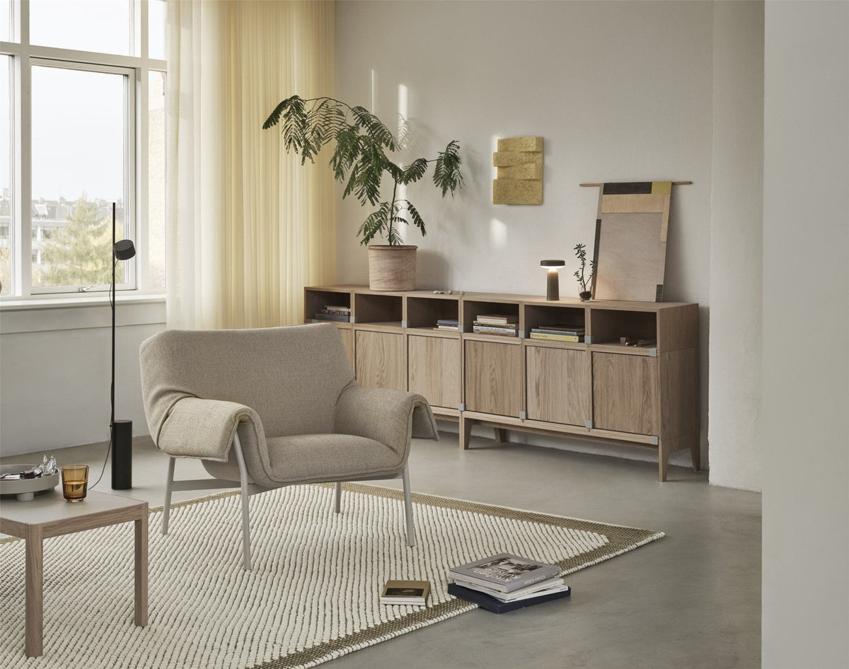 Muuto Pebble matto 170x240 ruskeanvihreä - Laatukaluste