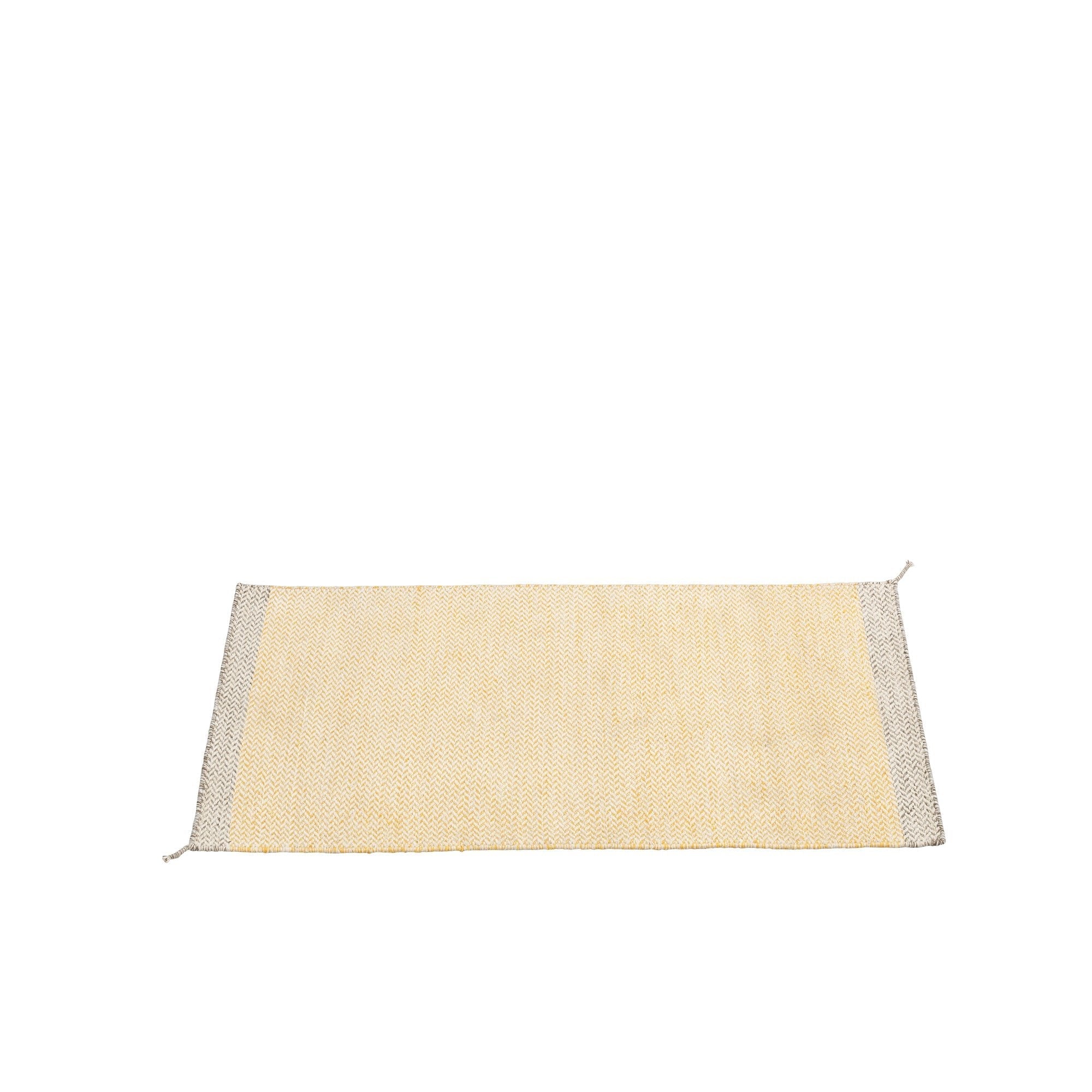 Muuto Ply matto 85x140 keltainen - Laatukaluste