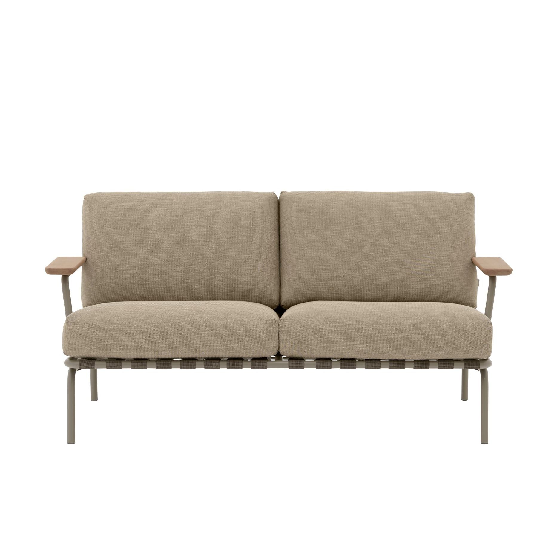 Muuto Settle 2-ist. sohva Ribbed Weave 5/taupe Muuto