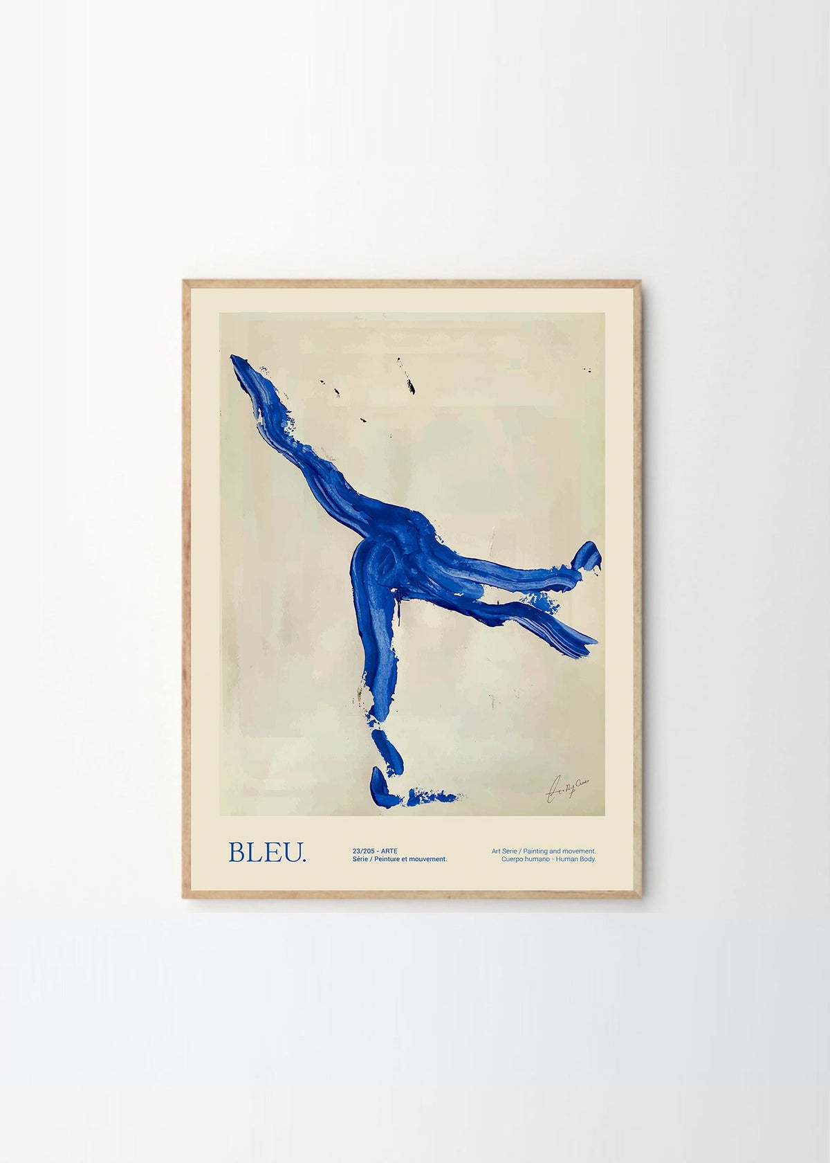 The Poster Club Bleu juliste The Poster Club