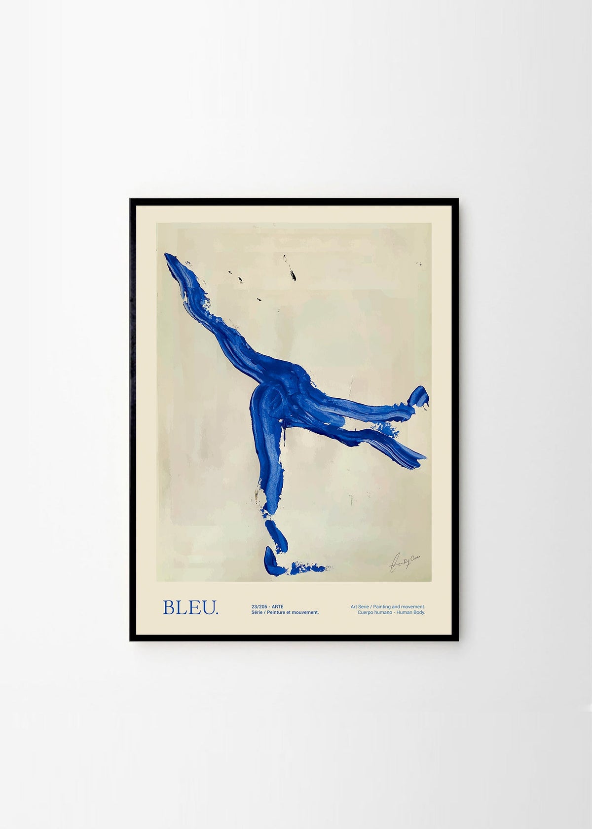 The Poster Club Bleu juliste The Poster Club