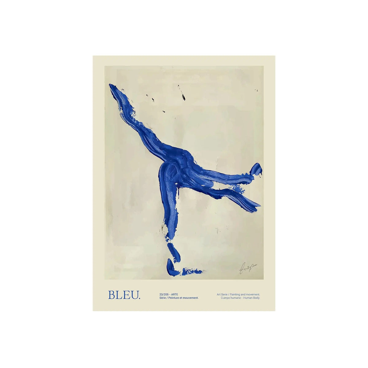 The Poster Club Bleu juliste The Poster Club