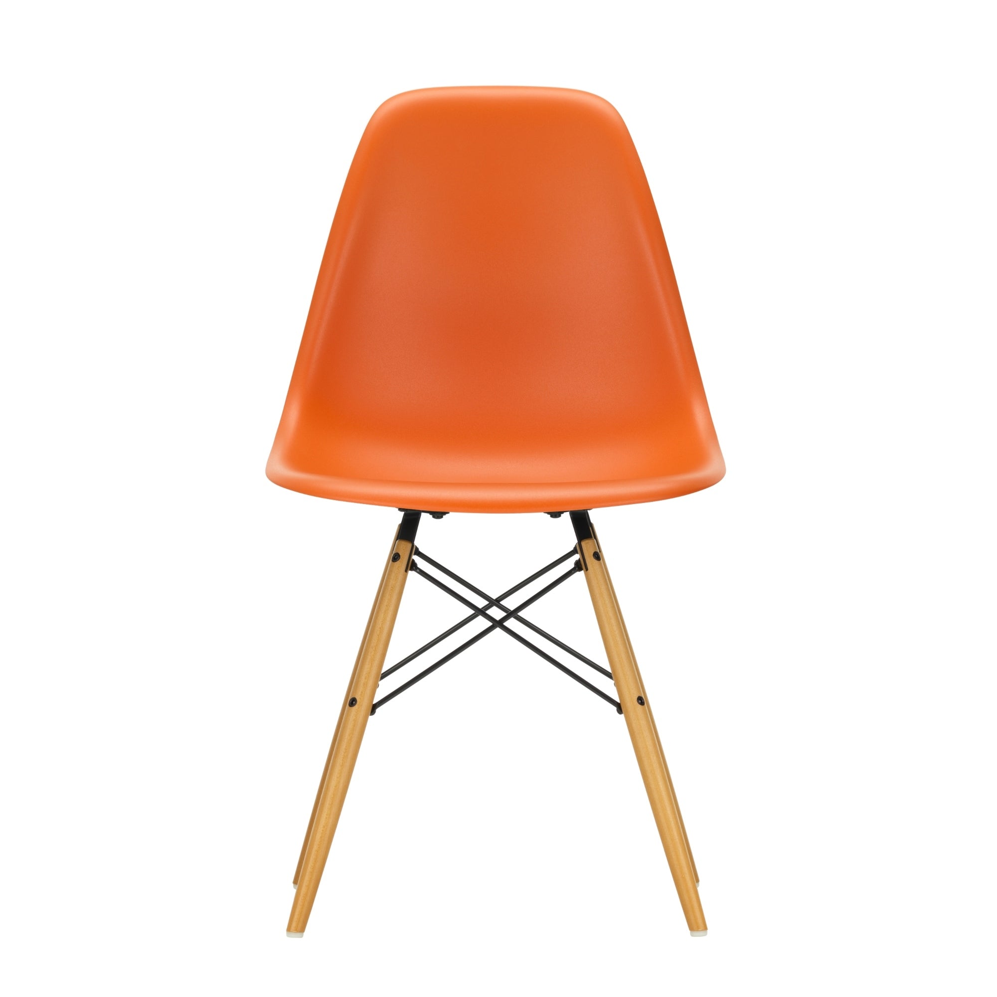 Vitra Eames DSW tuoli oranssi/vaahtera - Laatukaluste