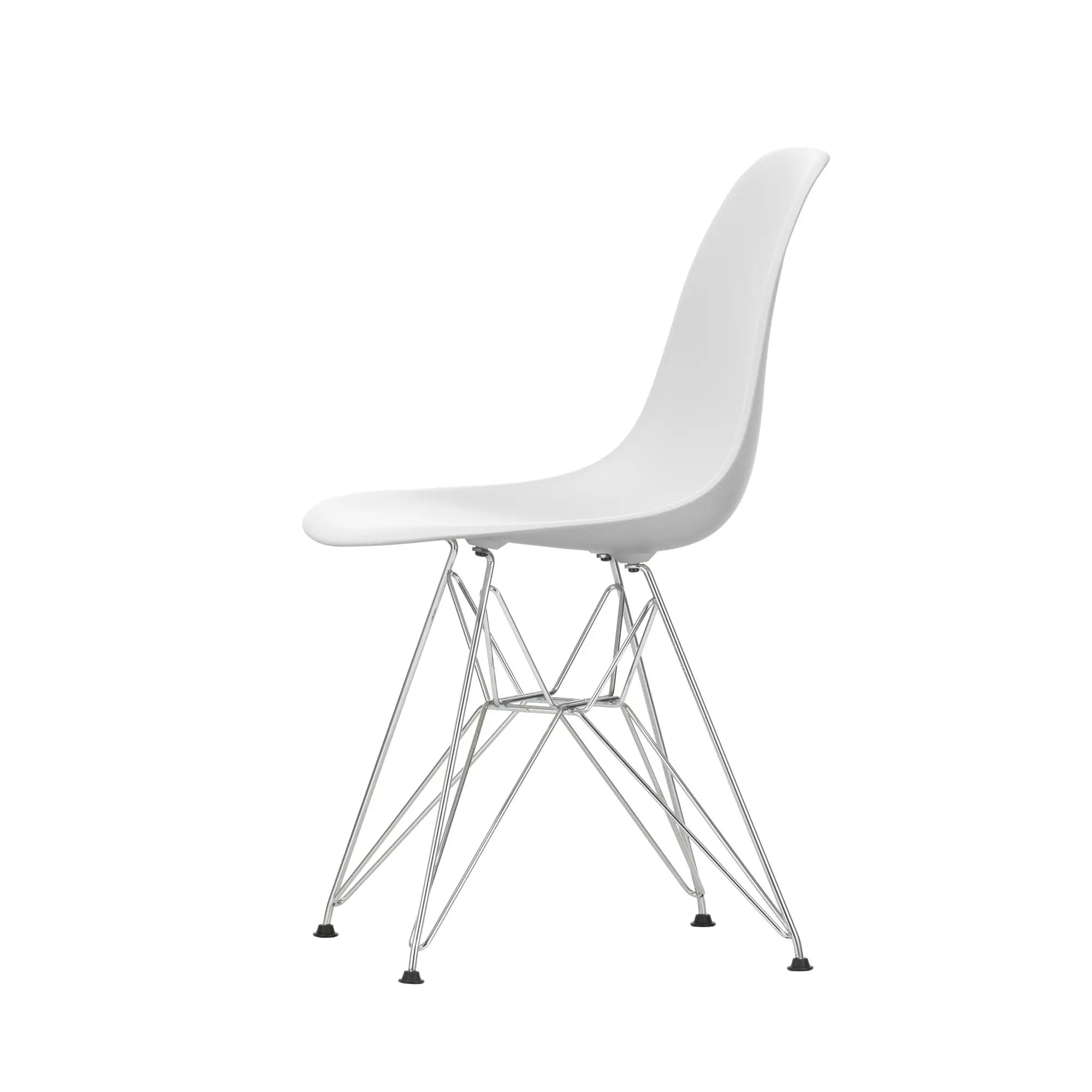 Vitra Eames DSR tuoli RE luonnonvalkoinen/kromi Vitra