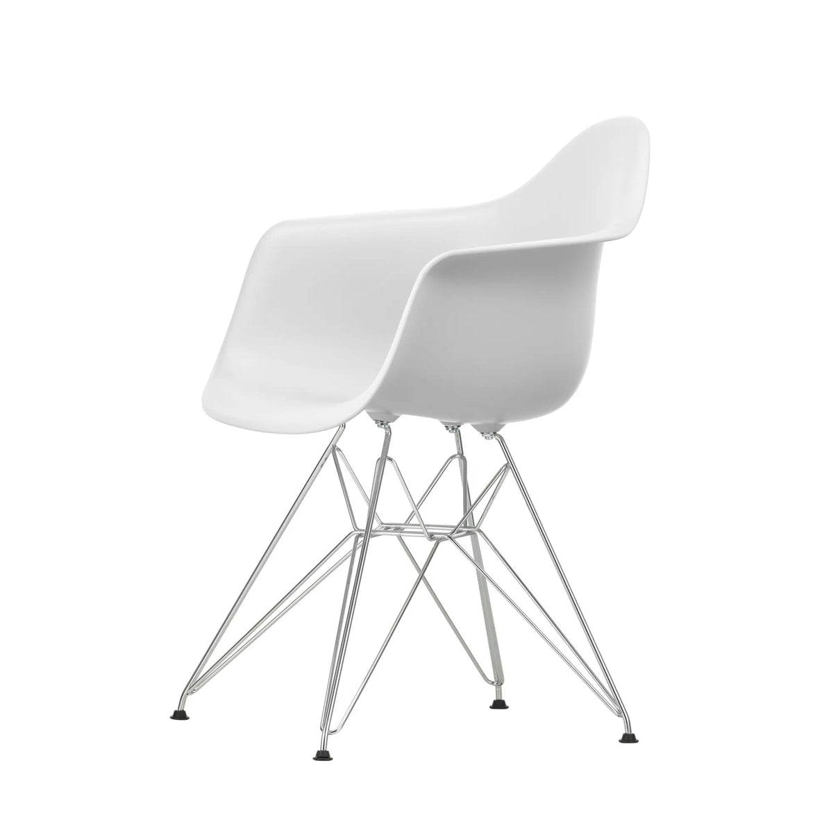 Vitra Eames DAR tuoli RE luonnonvalkoinen/kromi Vitra