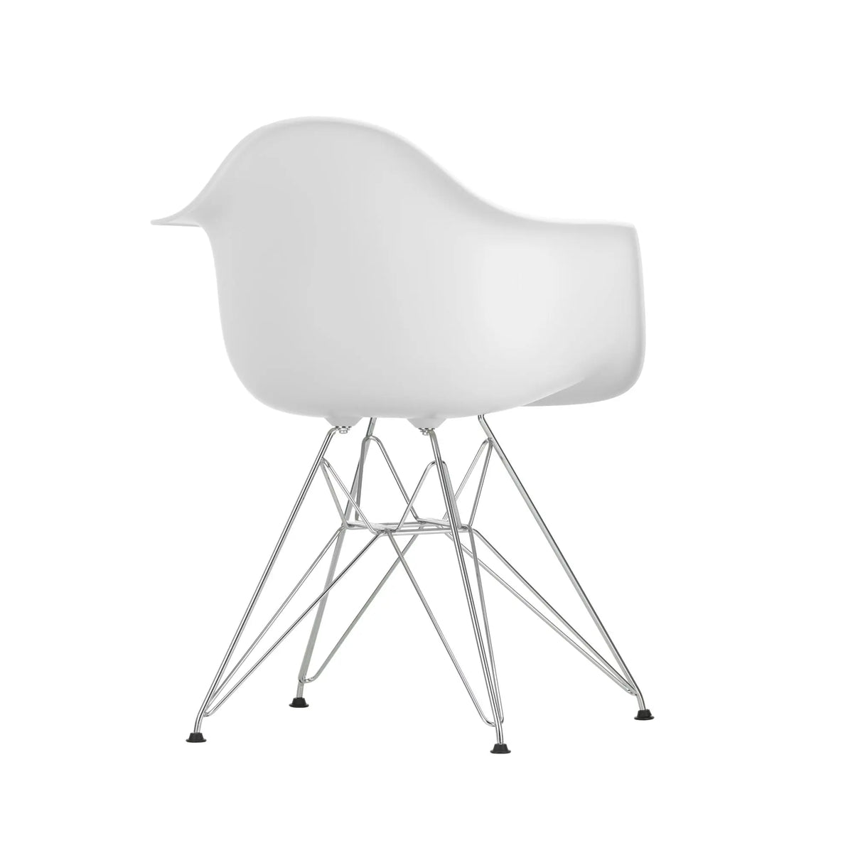 Vitra Eames DAR tuoli RE luonnonvalkoinen/kromi Vitra