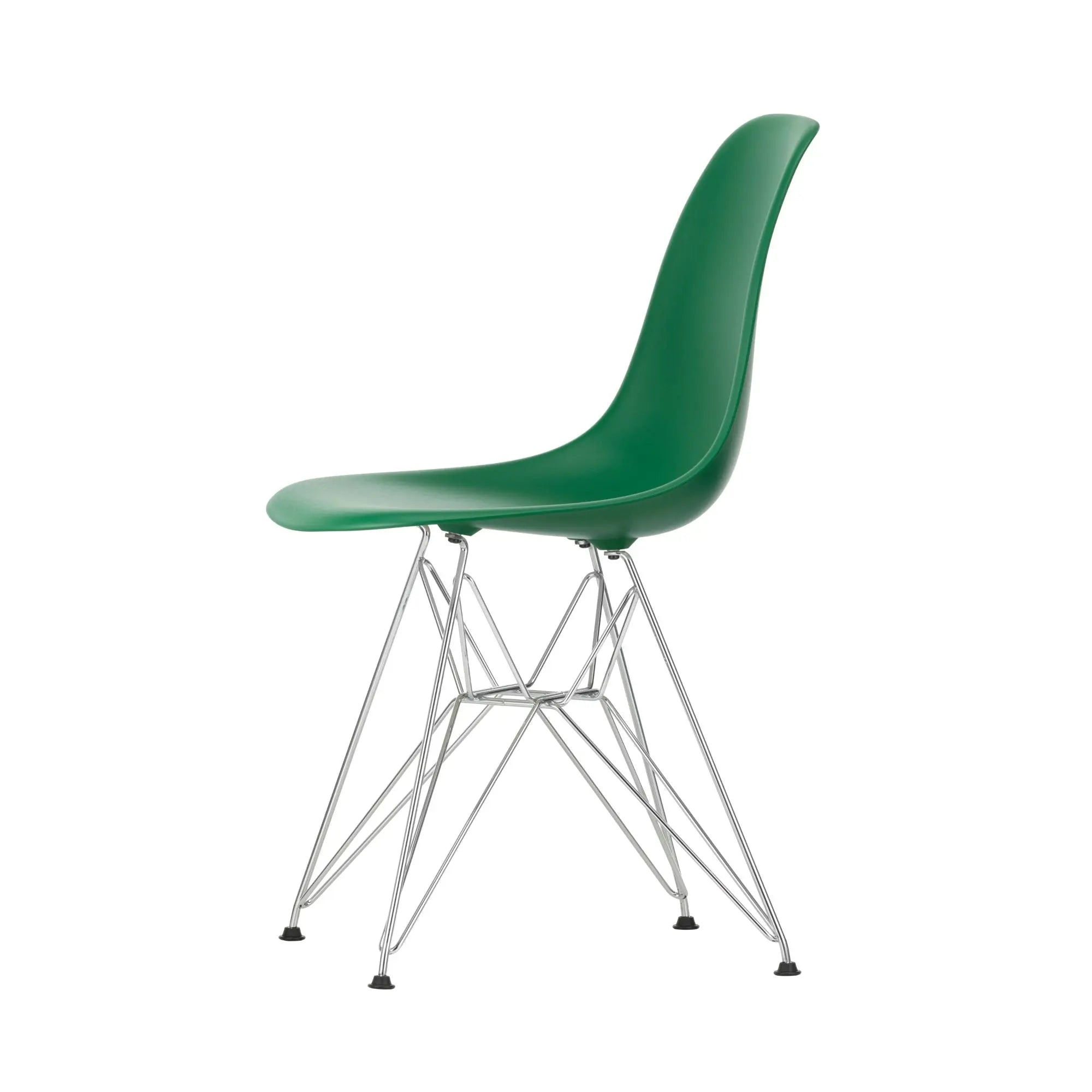 Vitra Eames DSR tuoli RE vihreä/kromi Vitra