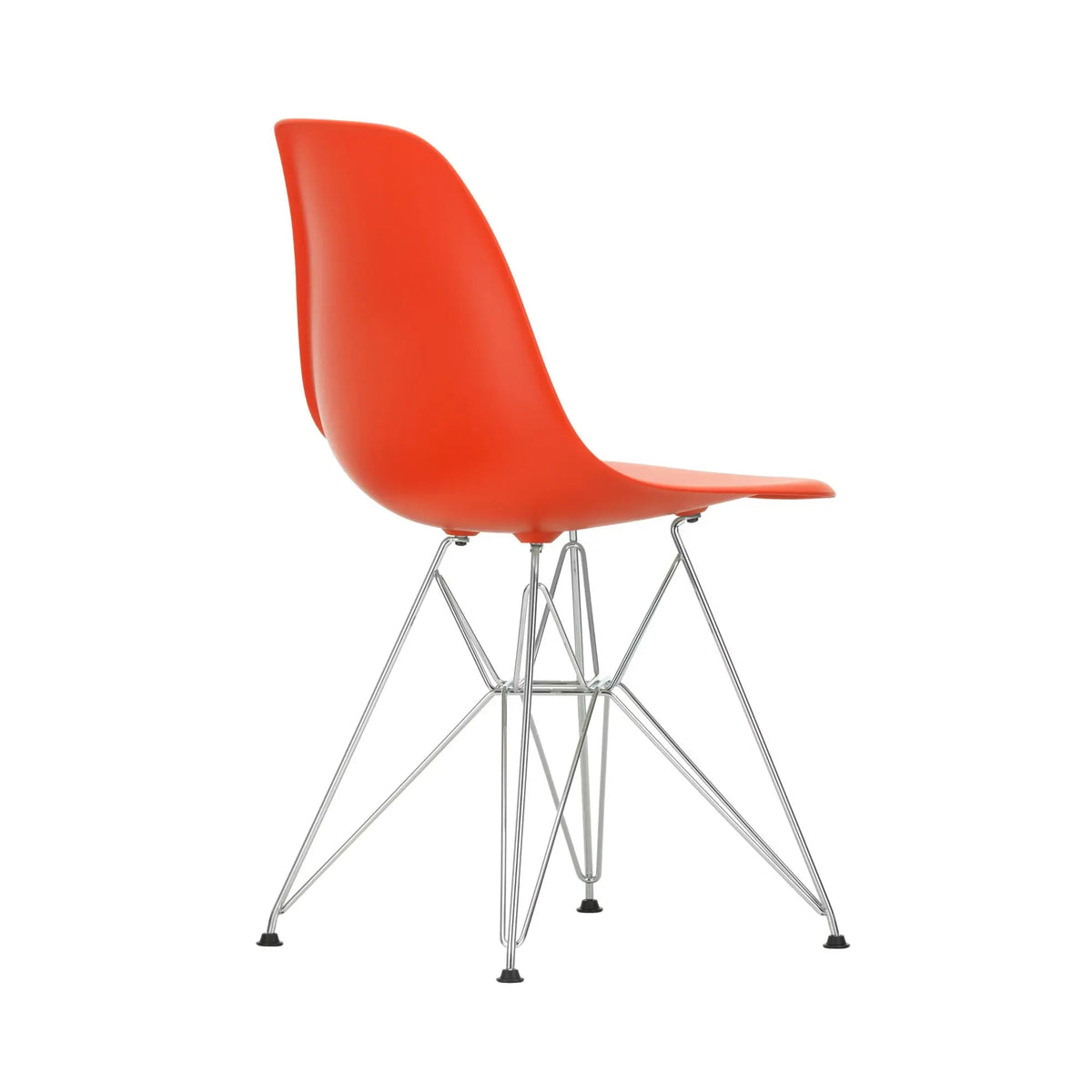 Vitra Eames DSR tuoli RE punainen/kromi Vitra