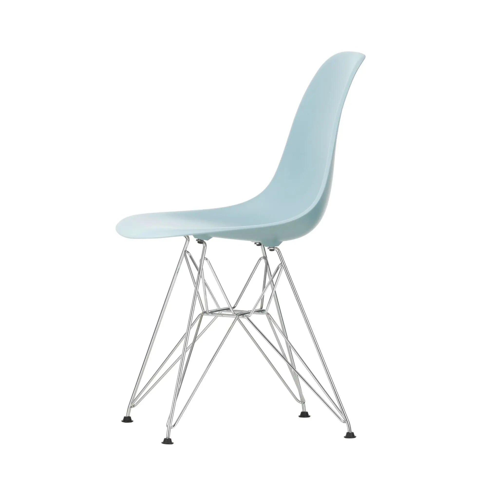 Vitra Eames DSR tuoli RE jäänharmaa/kromi Vitra