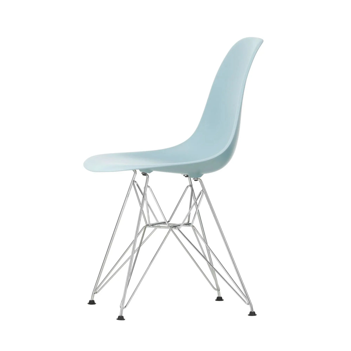 Vitra Eames DSR tuoli RE jäänharmaa/kromi Vitra