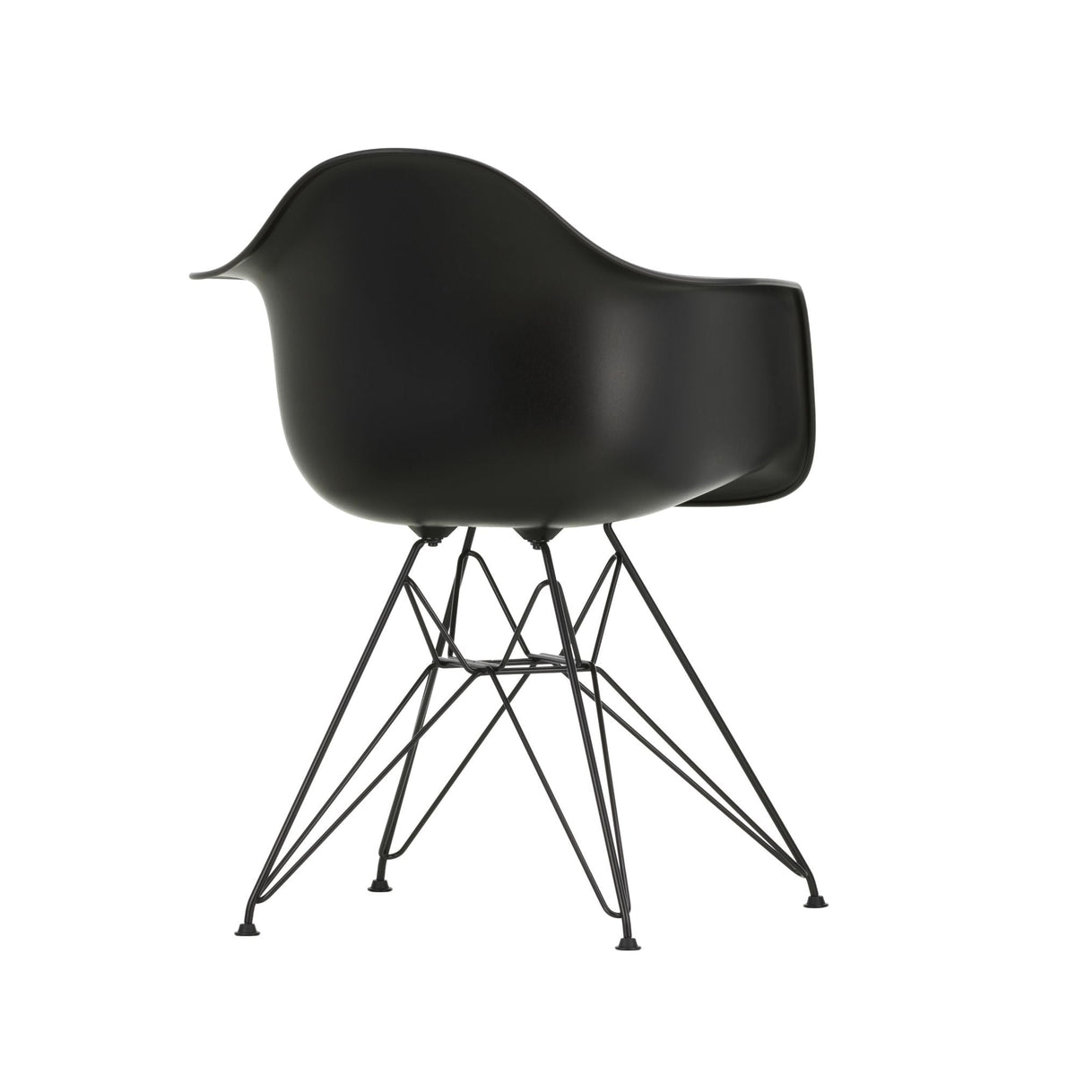 Vitra Eames DAR tuoli RE musta/musta Vitra