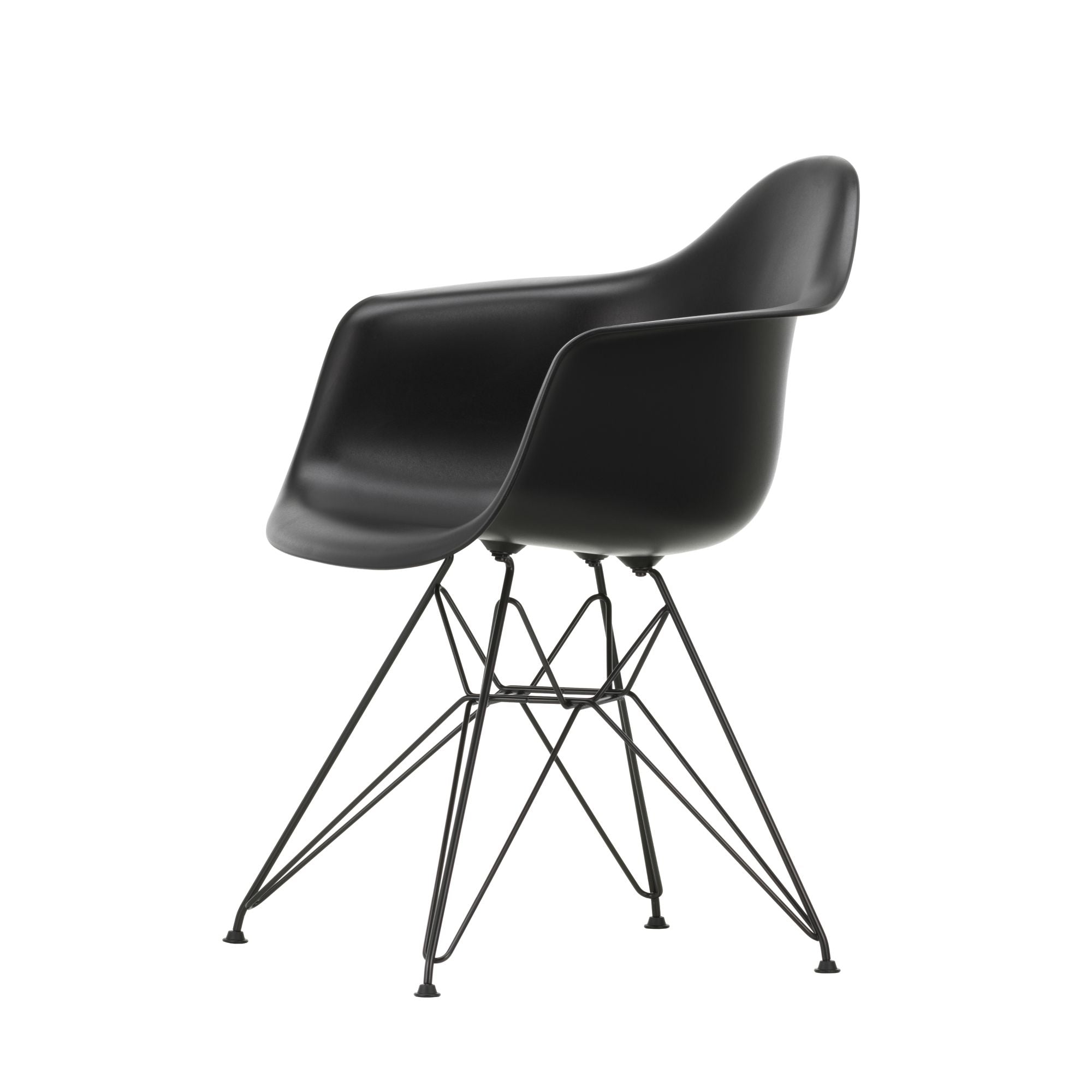 Vitra Eames DAR tuoli RE musta/musta Vitra