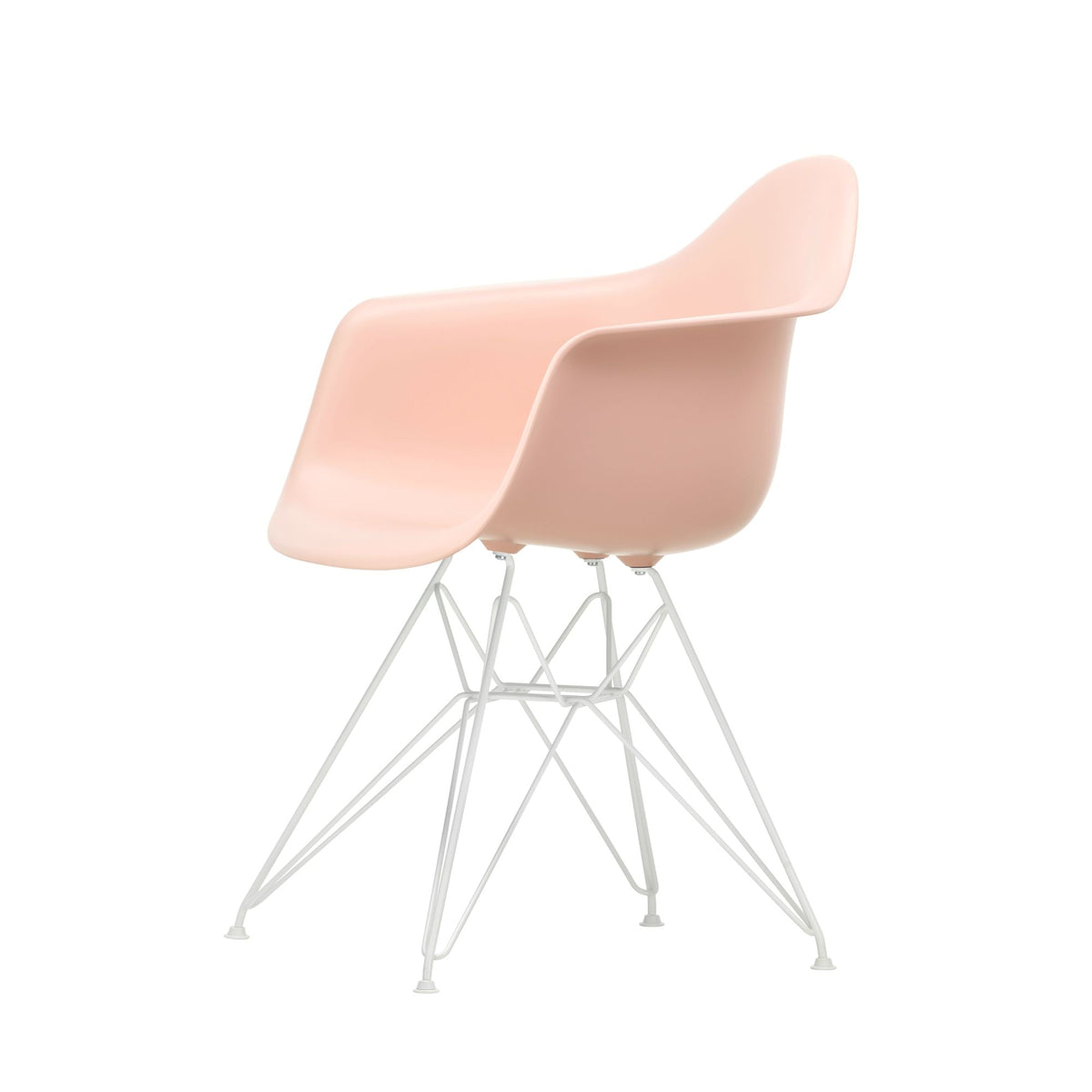 Vitra Eames DAR tuoli RE roosa/valkoinen Vitra